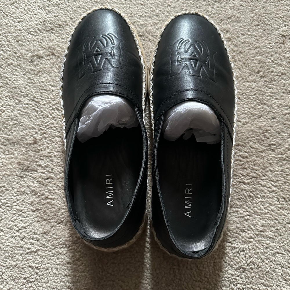 Gently worn Amiri printed shoe